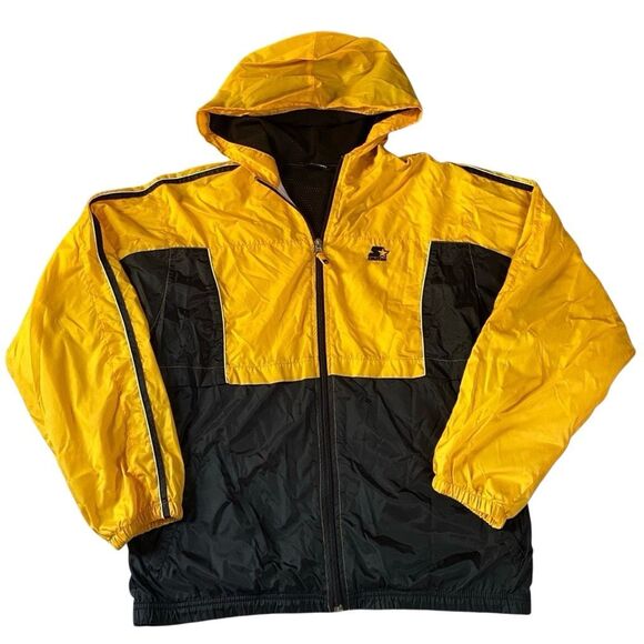 Vintage Starter Jacket Boys youth XL 18  90s Windbreaker Lightweight lined - Picture 1 of 7